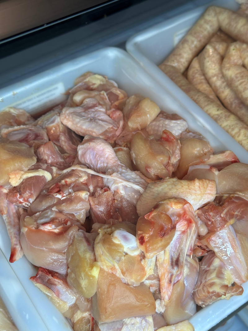 Frango a passarinho 